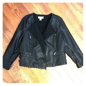 Plus Size Moto Jacket